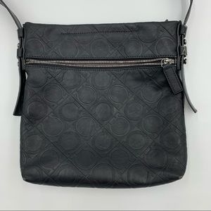 Ferragamo Unisex Crossbody Black Leather Bag